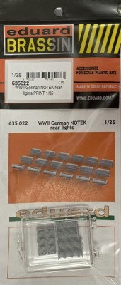 Eduard 635022 BRASSIN WWII German NOTEK rear lights PRINT 1/35