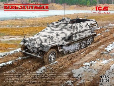 ICM 35106 Sd.Kfz.251/1 Ausf.B (4x camo) 1/35