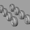 Hauler 72148 Wheels for 9K714 OKA / SS-23 Spider (HOBBYB) 1/72