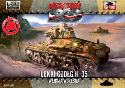 First To Fight FTF-72080 Hotchkiss H-35 Early - French Light Tank 1/72