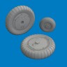 Eduard 632215 BRASSIN Bf 109G-6 wheels (REV) 1/32