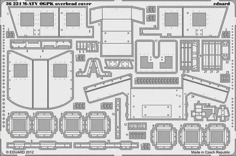 Eduard 36224 M-ATV OGPK overhead cover