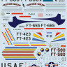 Print Scale 72-448 Lockheed F-80. Commanding office mounts: USA & Europe Part 2 1/72