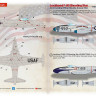 Print Scale 72-448 Lockheed F-80. Commanding office mounts: USA & Europe Part 2 1/72