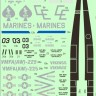 Model Maker Decals D48054 McDonnell-Douglas F/A-18D VMFA-225 Vikings 1/48