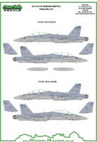 Model Maker Decals D48054 McDonnell-Douglas F/A-18D VMFA-225 Vikings 1/48