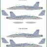 Model Maker Decals D48054 McDonnell-Douglas F/A-18D VMFA-225 Vikings 1/48