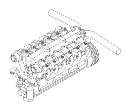 CMK 3130 Nuffield Liberty Mk.III-British WWII tank engine 1/35