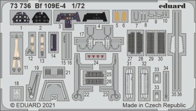 Eduard 73736 SET Bf 109E-4 (SPHOB) 1:72