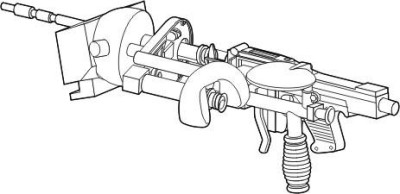 CMK B35071 MG 34 WW II mounted machine gun 1/35