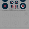 Model Maker Decals IM32702 Supermarine Spitfire roundels and fin flashes - LATE 1/32