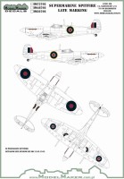 Model Maker Decals IM32702 Supermarine Spitfire roundels and fin flashes - LATE 1/32