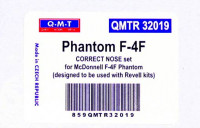 Q-M-T QMT-R32019 1/32 Phantom F-4F Correct nose set (REV)