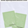 4+ Publications DMK-14409 1/144 Decals RAF modern 8" white numbers & letters