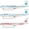 Roden 338 Boeing 707-321 (3x versions) 1/144