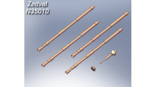 Zedval N35010 Set of parts for the ZSU 4x23 Shilka 1/35