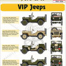 Hm Decals HMDT35040 1/35 Decals Jeep Willys MB/Ford GPW VIP Jeeps 3