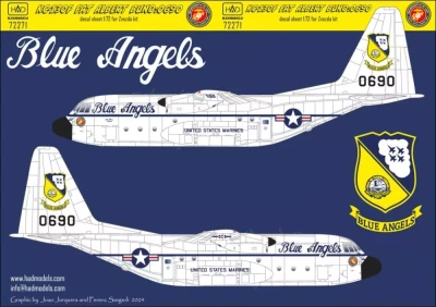 HAD 72271 Decal KC-130F 'Fat Albert 0690' (ZVE) 1/72