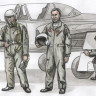 CMK F72306 Two Pilots & Mechanic for Fouga Magister 1/72