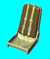 Lf Model 3D3202 Me 262 seat (REV/TRUMP) 3D-Printed 1/32