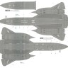 Hasegawa 02486 Самолет SR-71 (YF-12C) Черный Дрозд «NASA 1971» (Limited Edition) 1/72