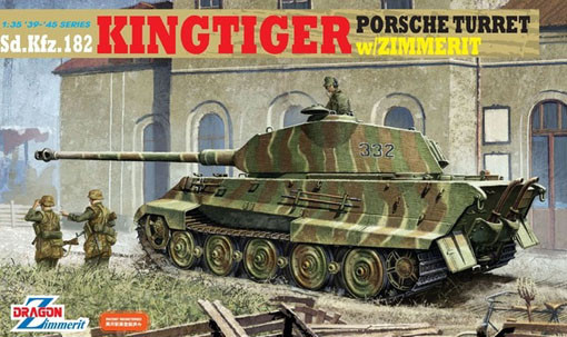 Dragon 6302 Tiger II “Knigstiger” (Porsсhe turret, w/zimmerit) 1/35