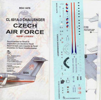 BOA Decals 14479 CL-601 Challenger CZECH GOVERNMENT 1/144