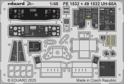 Eduard FE1532 UH-60A (ICM) 1/48