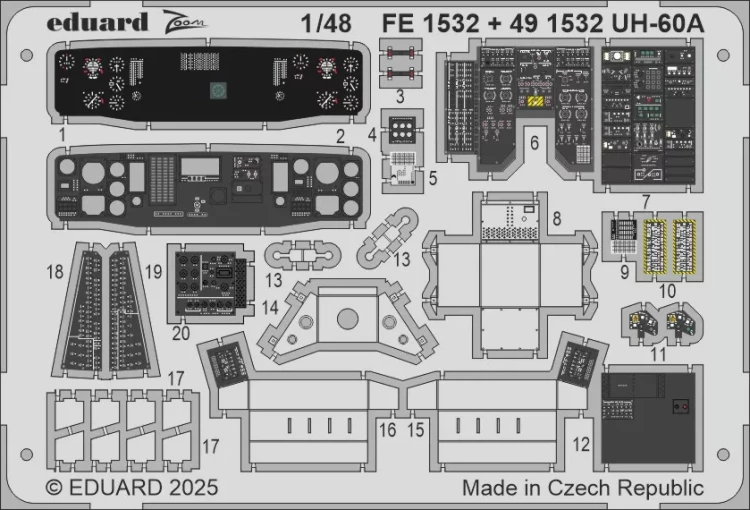 Eduard FE1532 UH-60A (ICM) 1/48