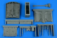 Aires 2289 TF-104G/CF-104D/F-104DJ/F Starfig. wheel bay 1/32