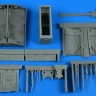 Aires 2289 TF-104G/CF-104D/F-104DJ/F Starfig. wheel bay 1/32