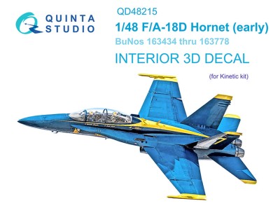 Quinta studio QD48215 F/A-18D Early (Kinetic) 1/48