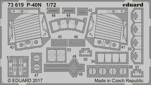 Eduard 73619 P-40N 1/72