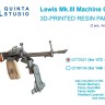 Quinta Studio QT72021 Авиационный пулемет Lewis Mk.III, 2 шт 1/72