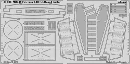 Eduard 48786 MiG-29 9-13 F.O.D. and ladder