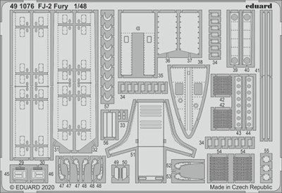 Eduard 491076 SET FJ-2 Fury (KITTYH)