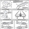 Airwaves (etched) AEC48098 Skyraider wingfold set and conversion to Douglas AD-4N and Douglas AD-4Q 1/48