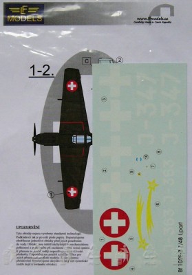 LF Model C4817 Decals Bf 109 over Swiss Part I. (HAS/TAM) 1/48