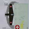 LF Model C4817 Decals Bf 109 over Swiss Part I. (HAS/TAM) 1/48