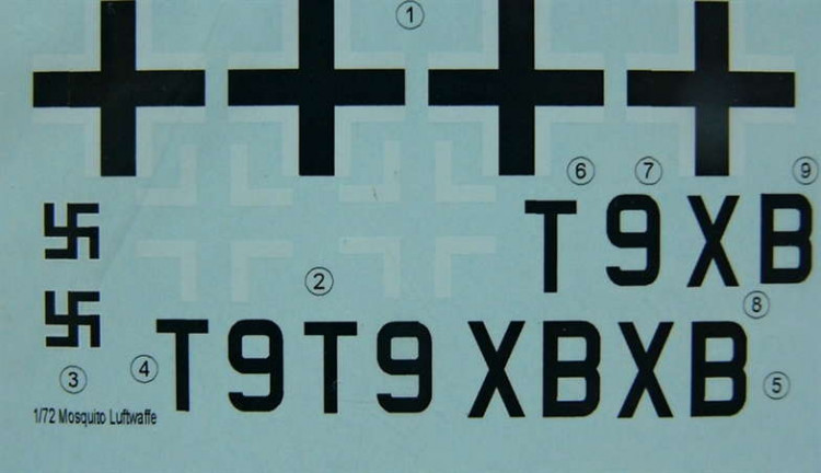 LF Model C72117 Decals DH IVB Mosquito over Rechlin (HAS/TAM) 1/72