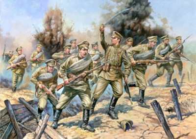 Звезда 8082 Русская пехота WWI 1/72