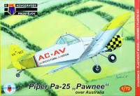 Kovozavody Prostejov 72125 1/72 Piper Pa-25 'Pawnee' over Australia (3x camo)