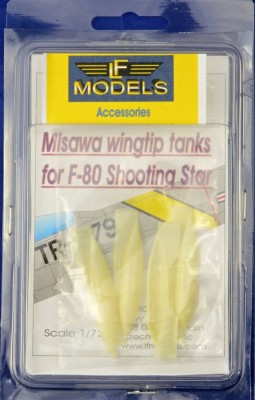 LF Model D7206 Misawa wingtip tanks for F-80 Shooting Star 1/72