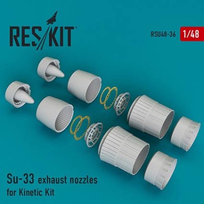 Reskit RSU48-0036 Su-33 exhaust nozzles (KINETIC) 1/48