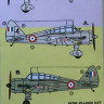 Kora Model NDT72040 Tachikawa Ki-36 Ida Fr.AF - Indochina декали декали 1/72