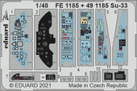 Eduard FE1185 Su-33 (MINIB.) 1/48