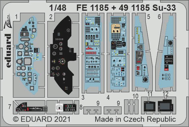 Eduard FE1185 Su-33 (MINIB.) 1/48