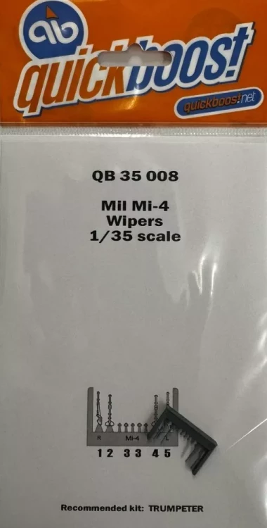 Quickboost 35008 Mil Mi-4 wipers (TRUMP) 1/35
