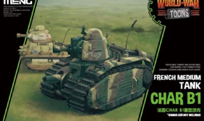 Meng Model WWT-016 French Heavy Tank Char B1