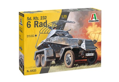 Italeri 06433 Броневик SdKfz 232 6 Rad. 1/35